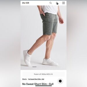 Men’s DU/ER No Sweat Short Size 31